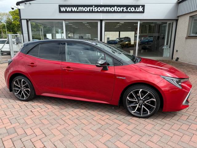 Toyota Corolla 1.8 VVT Excel Hybrid Auto Hatchback Hybrid Met Red / Black Roof