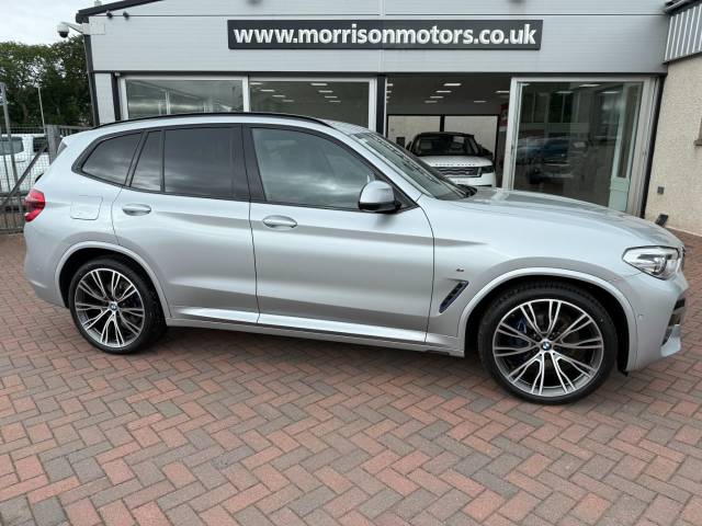 BMW X3 X-Drive 2.0i M-Sport Auto Estate Petrol Glacier Silver