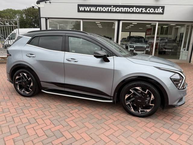 Kia Sportage 1.6 !.6T GDi 150 GT-Line S Auto Estate Petrol Lunar Silver / Black Roof