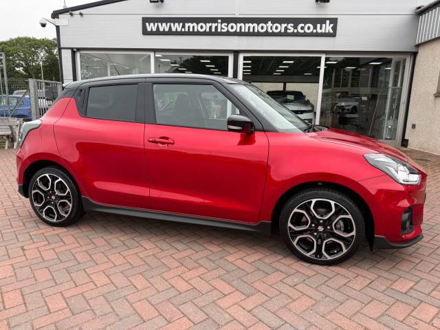 Suzuki Swift 1.4 Booster Jet 130 Sport Hybrid 5dr Hatchback Petrol Burning Red / Black Roof